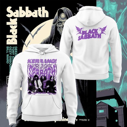 Black Sabbath Back to the Beginning White Hoodie