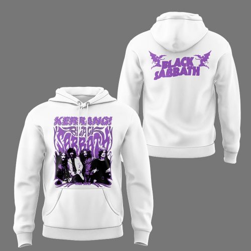 Black Sabbath Back to the Beginning White Hoodie