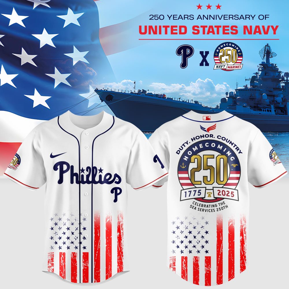 Philadelphia Phillies x Homecoming 250 Legacy Jersey