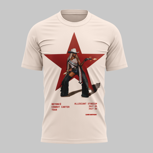 “COWBOY CARTER” Tour Beyonce x Las Vegas Limited Edition 2025 T-Shirt