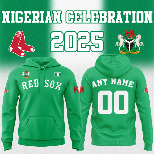 Boston Red Sox x Nigerian Heritage Celebration 2025 Hoodie
