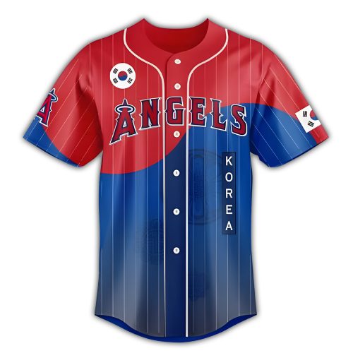 Los Angeles Angels x Korean Heritage Night 2025 Limited Baseball Jersey