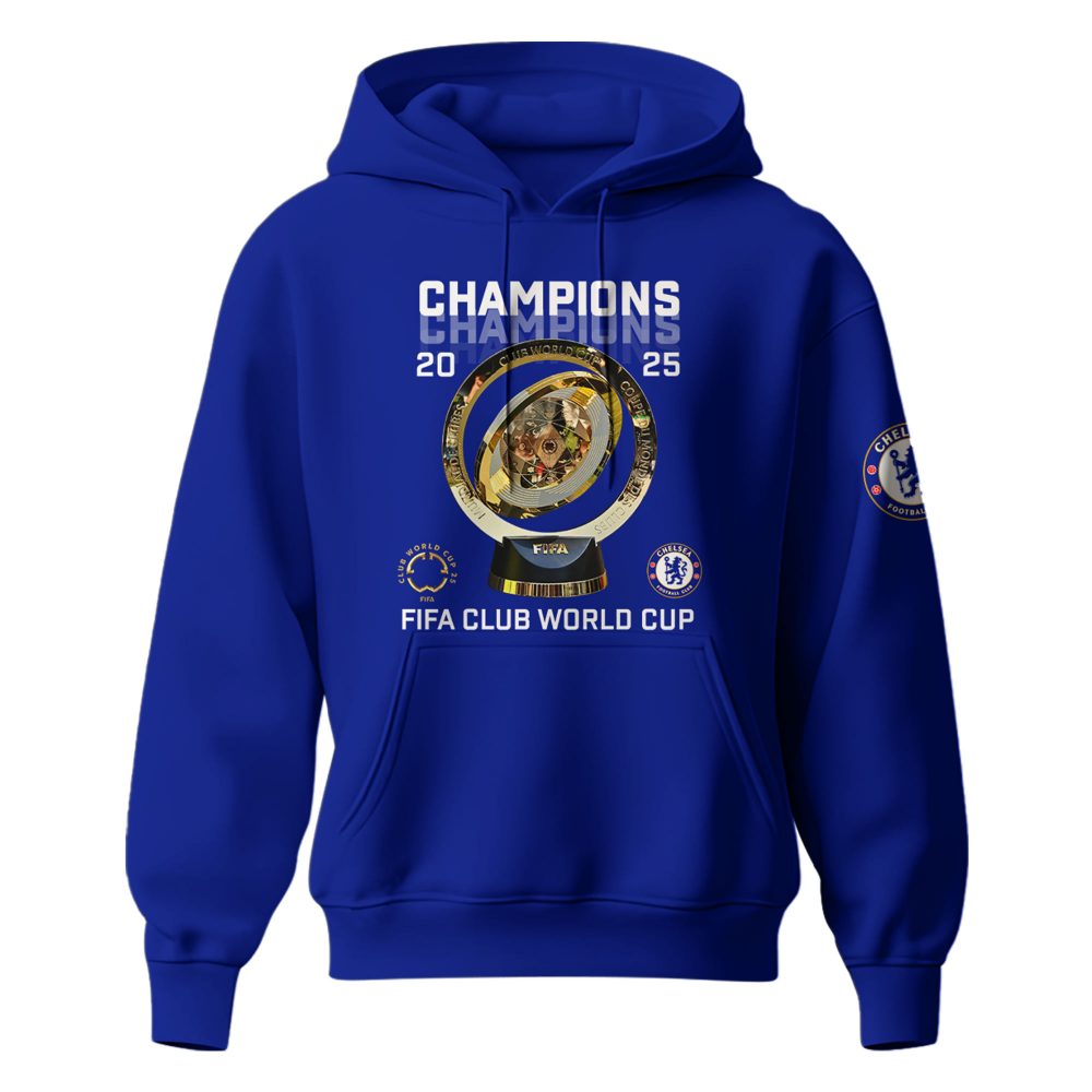 Chelsea FC Champions FIFA Club World Cup 2025 Hoodie