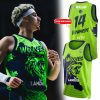 Indiana Fever Stranger Things Rebel Swingman Black Basketball Jersey