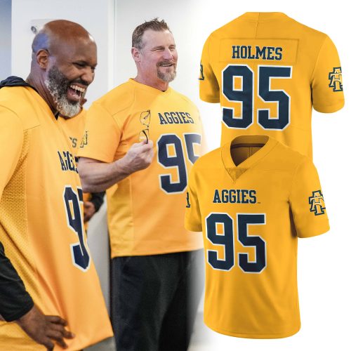 Brad Holmes x North Carolina A&T Special Football Jersey