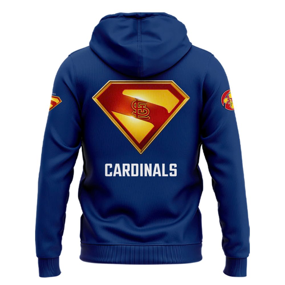 St. Louis Cardinals MLB Superman Night Hoodie