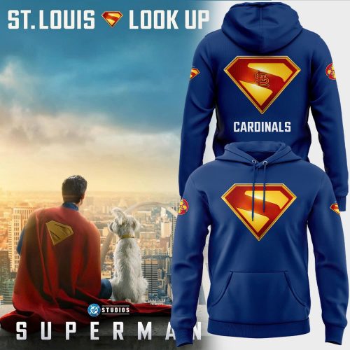 St. Louis Cardinals MLB Superman Night Hoodie