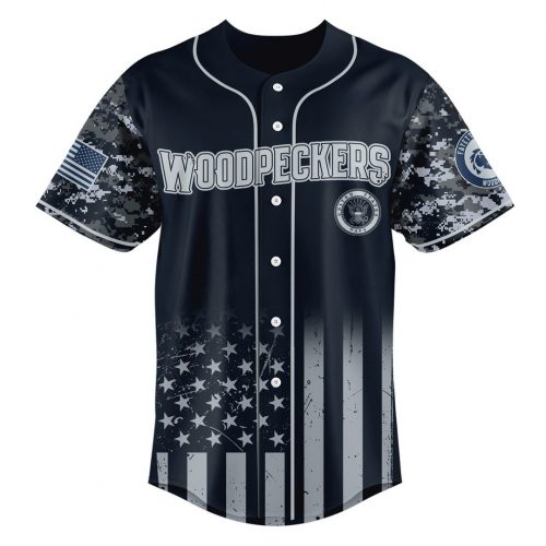 Fayetteville Woodpeckers MiLB x U.S.NAVY 250th Birthday Baseball Jersey