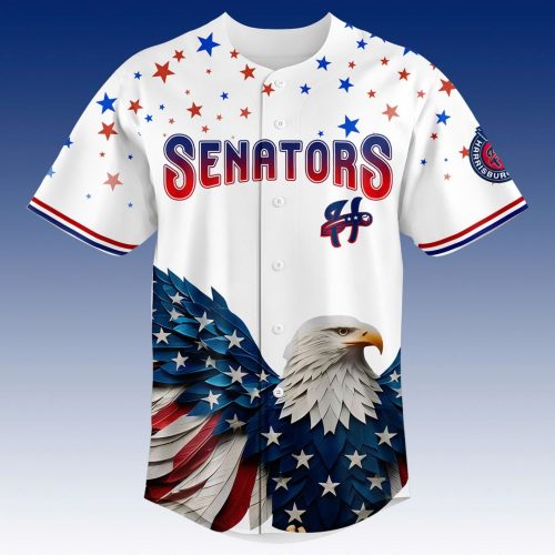 Harrisburg Senators MiLB Independence Day 2025 Baseball Jersey