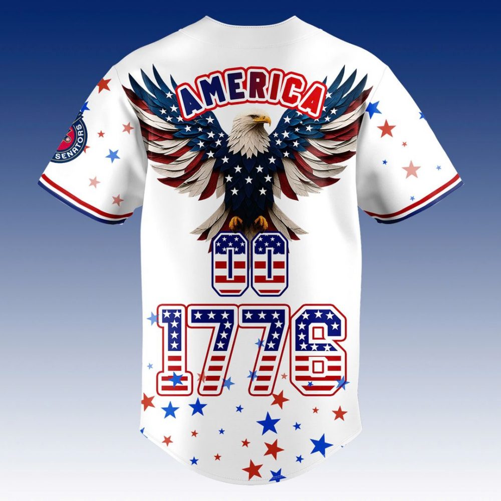 Harrisburg Senators MiLB Independence Day 2025 Baseball Jersey
