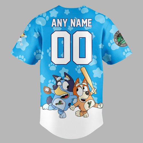 Norfolk Tides x Bluey Night 2025 Limited Baseball Jersey