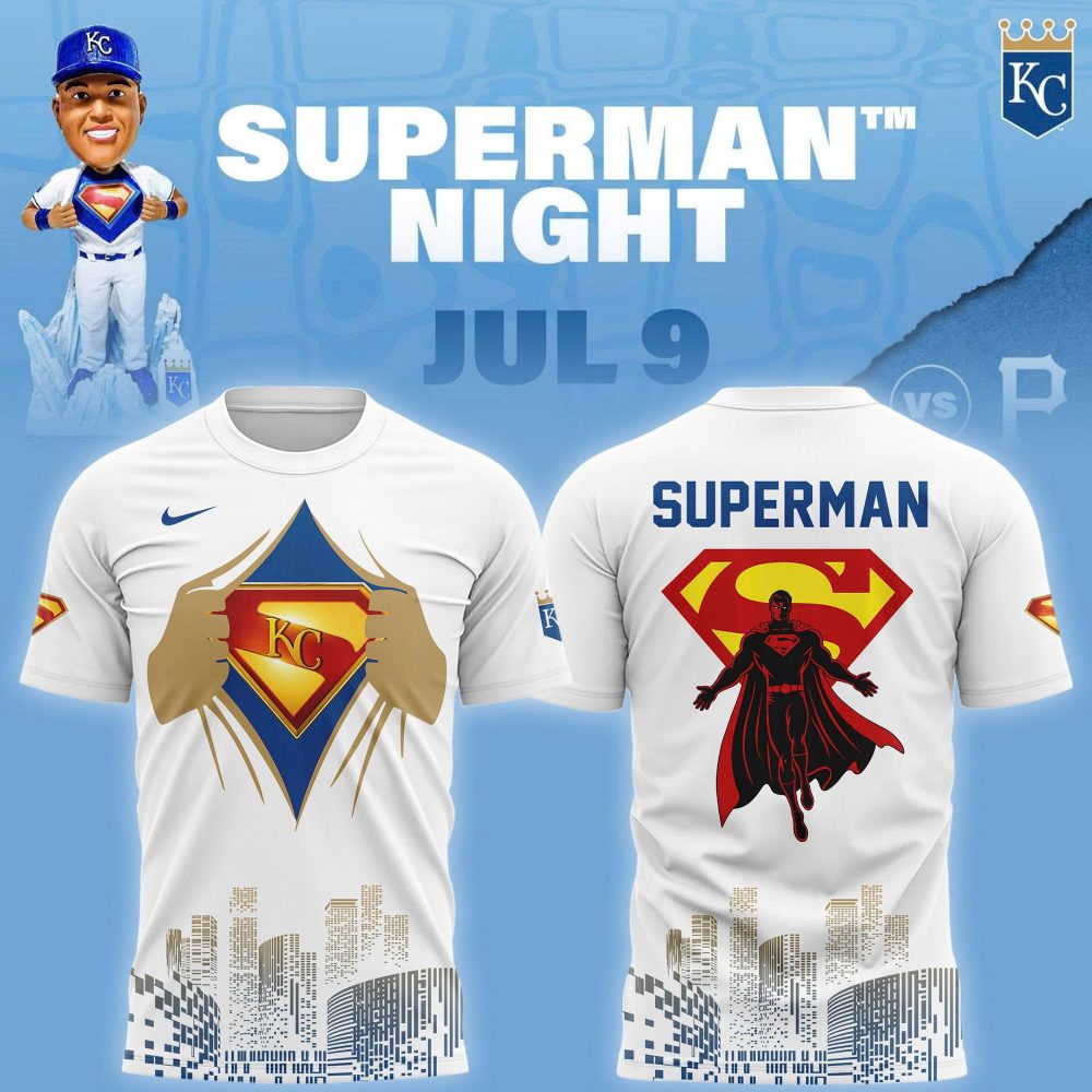 Kansas City Royals Superman Night 2025 Special Shirt