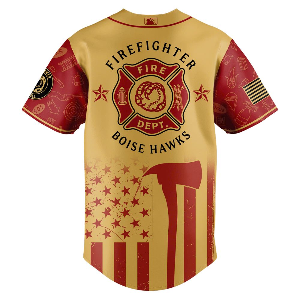 Boise Hawks x Firefighter Appreciation 2025 Baseball Jersey