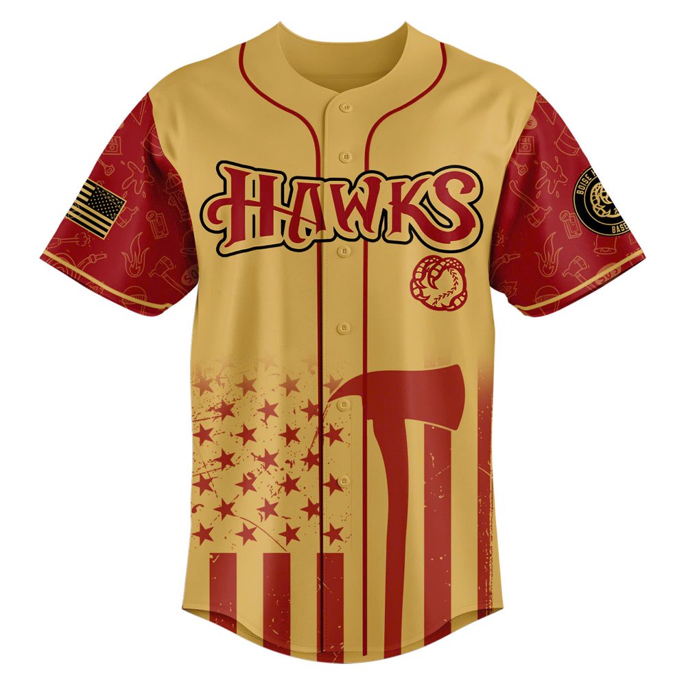 Boise Hawks x Firefighter Appreciation 2025 Baseball Jersey