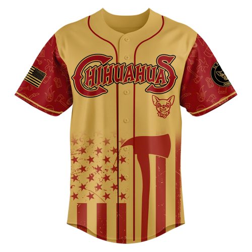 El Paso Chihuahuas x Firefighter Appreciation 2025 Baseball Jersey