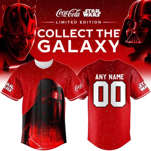 Coca Cola x Star Wars Kylo Ren Collect Galaxy 2025 Baseball Jersey