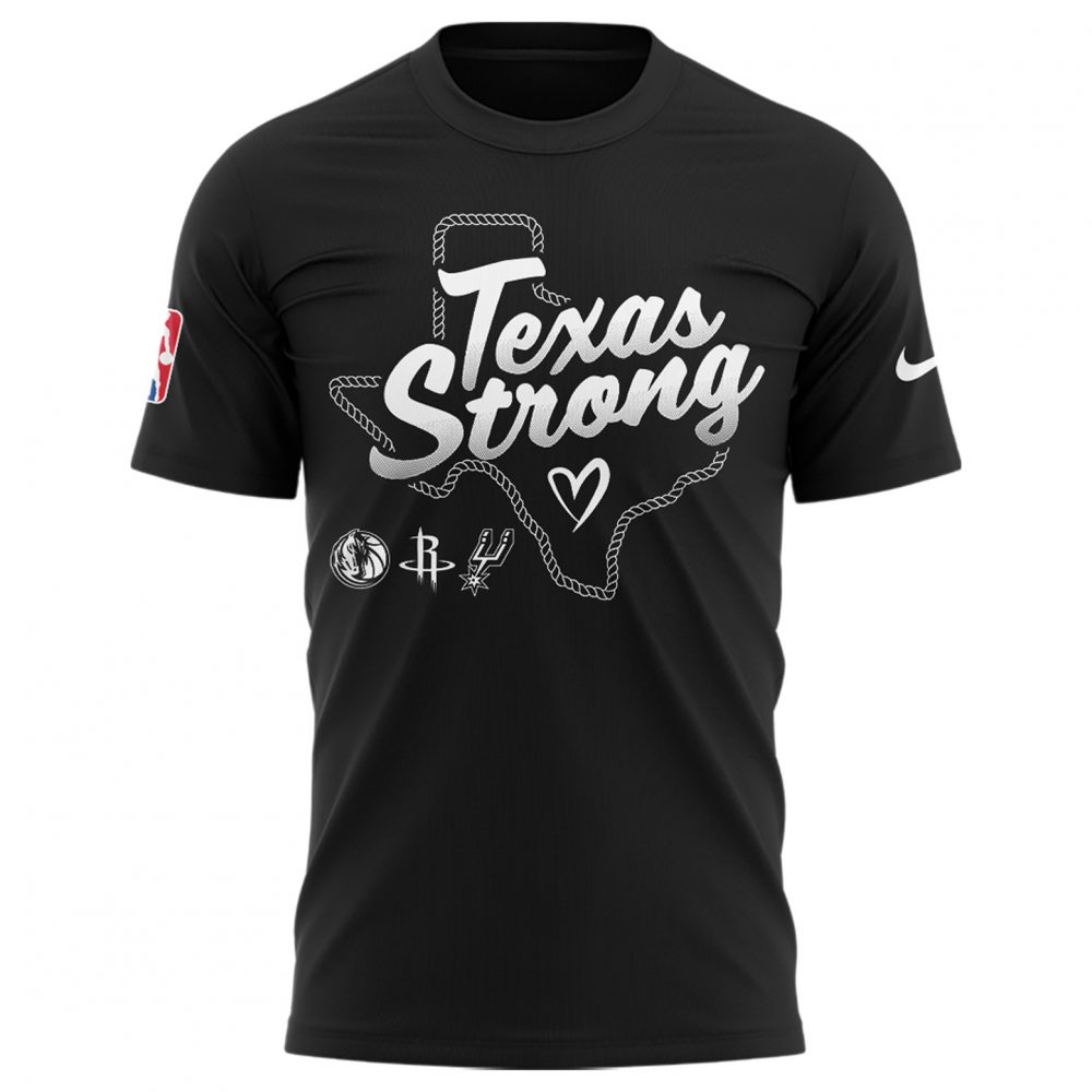 Dallas Mavericks Tesxas Strong T-Shirt Limited Edition – Black