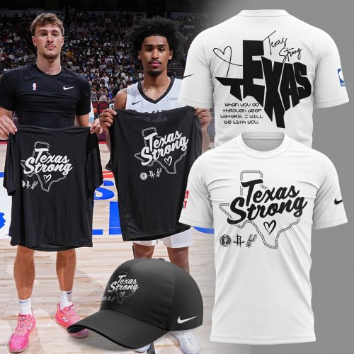 Dallas Mavericks Tesxas Strong White T-Shirt Limited Edition 2025