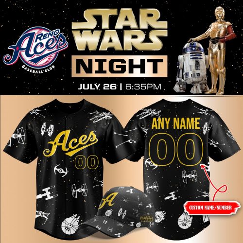 Reno Aces x Star Wars Night 2025 Baseball Jersey
