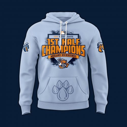 Midland RockHounds 1st Half Champions 2025 Texas League Hoodie