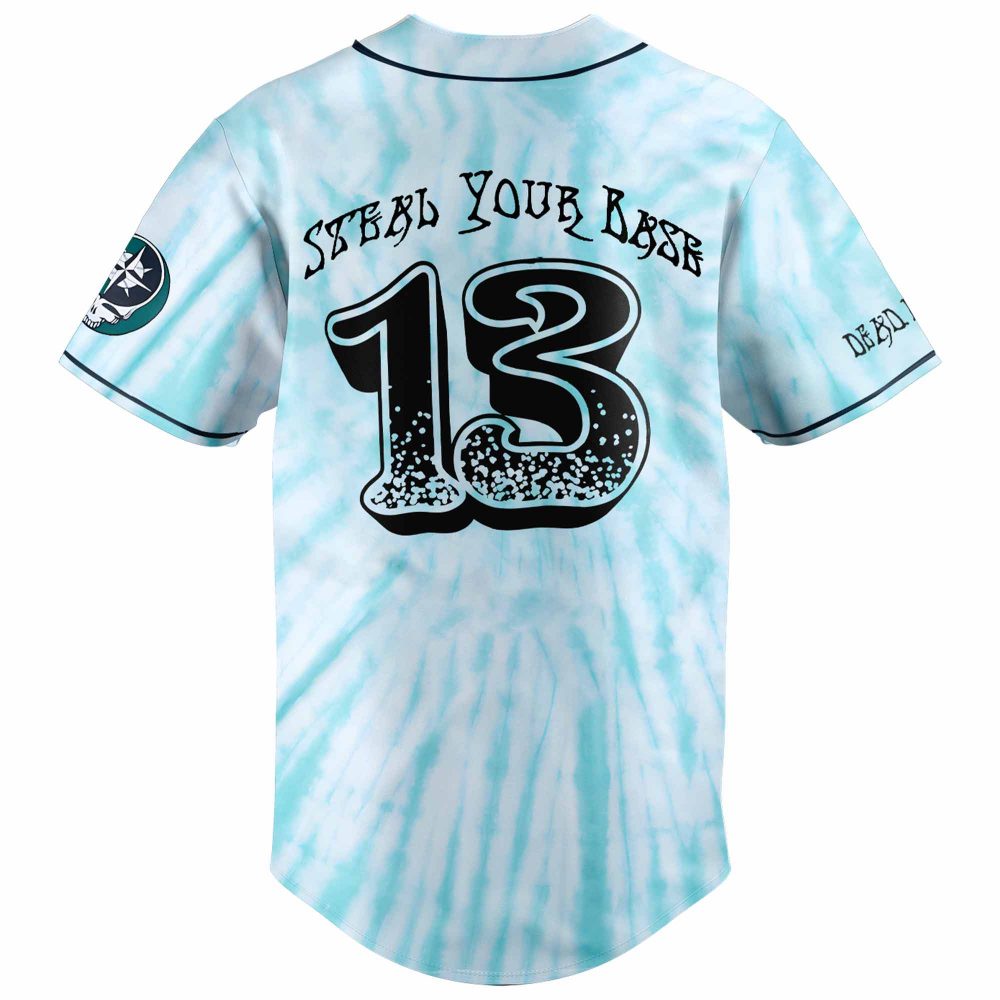 Seattle Mariners Grateful Dead Night 2025 Customized Baseball Jersey