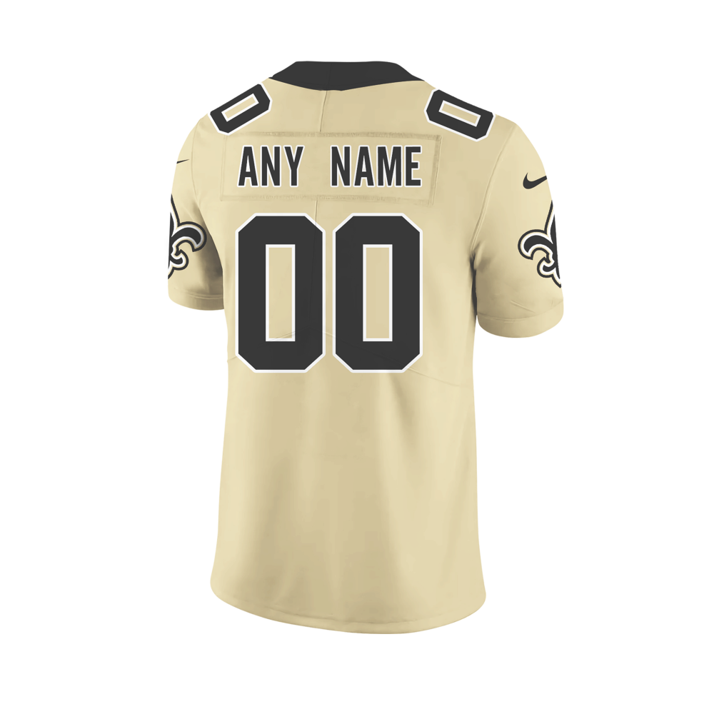 New Orleans Saints Gameday Golds Alternate Game Player Football Jersey