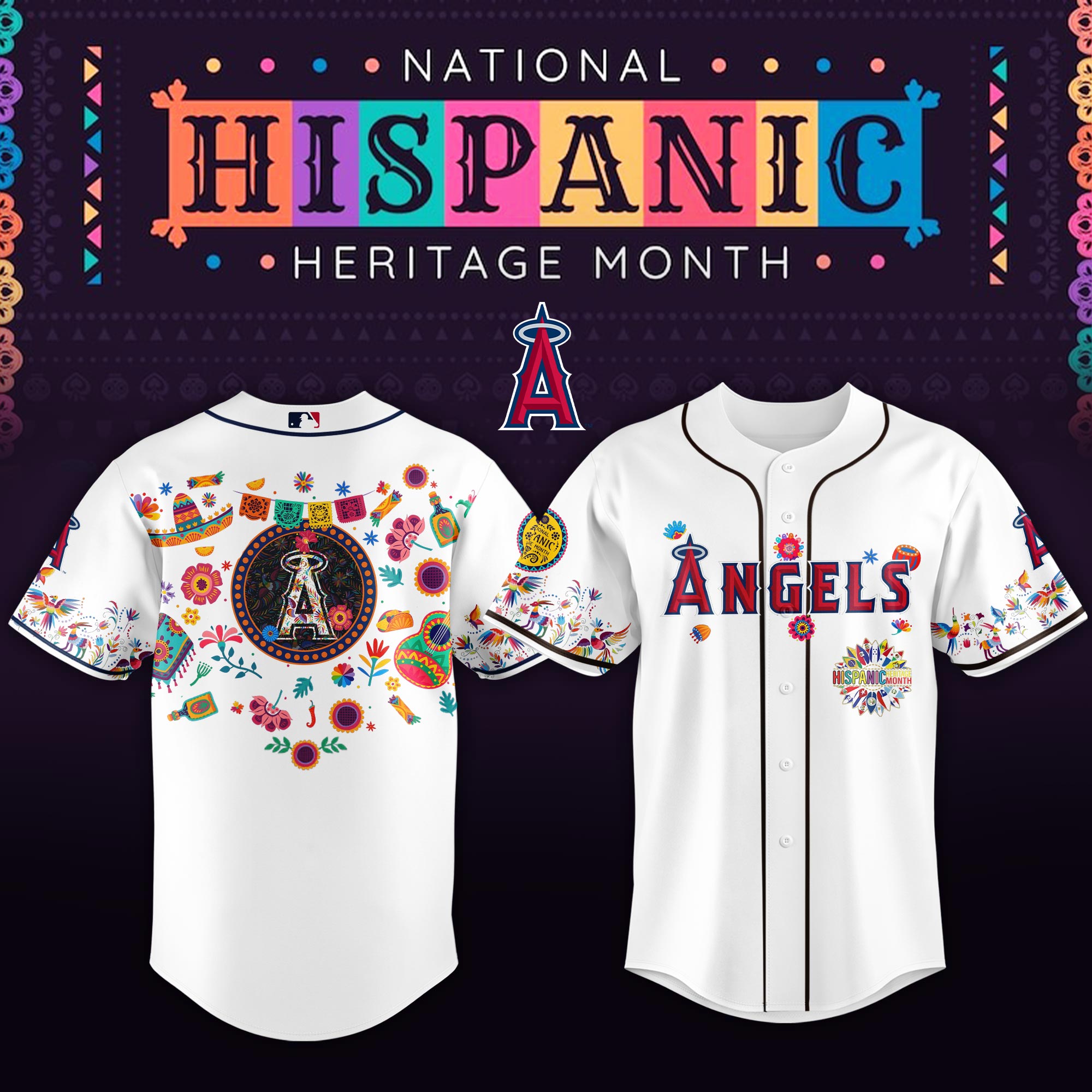Angels x Hispanic Heritage Specail Edition Jersey Angels x Hispanic Heritage Specail Edition Jersey