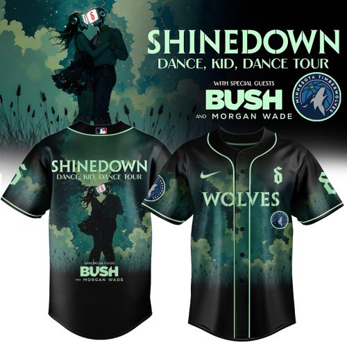 Minnesota Timberwolves “Shinedown Tour Merch” 2025 Baseball Jersey