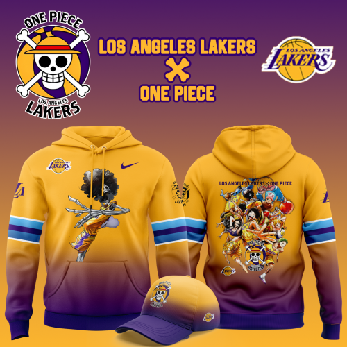 NBA Los Angeles Lakers Brook One Piece Hoodie Set Custom