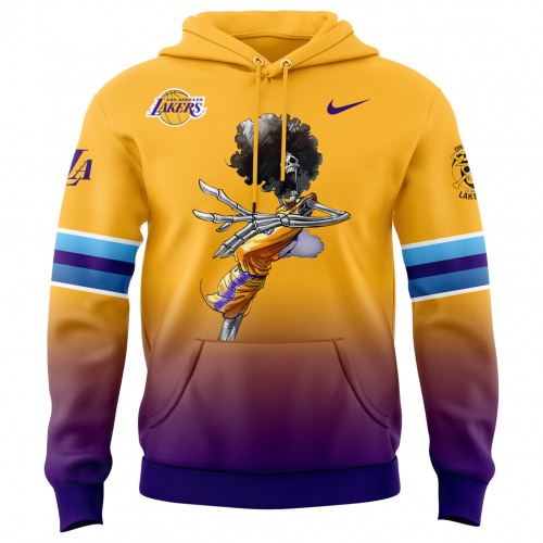 NBA Los Angeles Lakers Brook One Piece Hoodie Set Custom