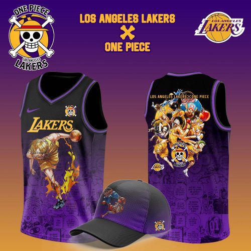 NBA Los Angeles Lakers Sanji One Piece Basketball Jersey