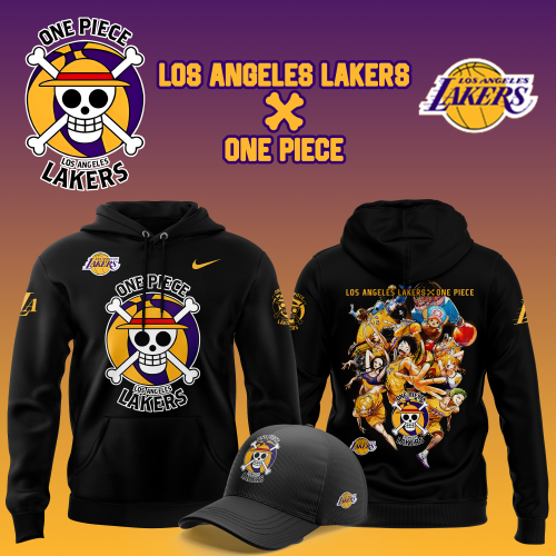 NBA Los Angeles Lakers Hoodie Set Custom One Piece Black
