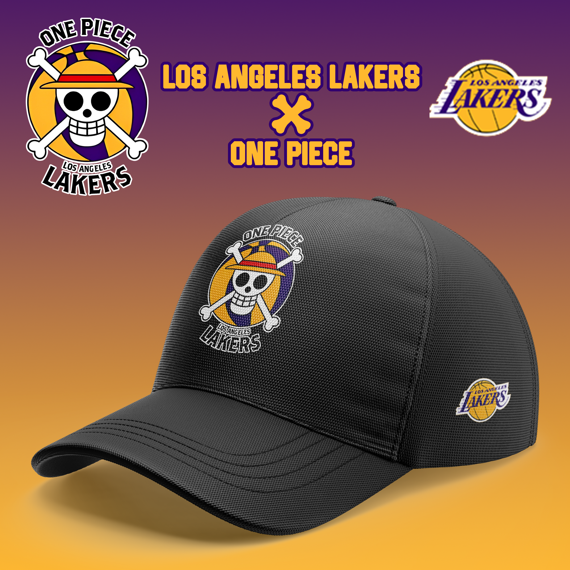 Monkey D. Luffy One Piece The Lakers NBA Black Hoodie Set Custom Monkey D. Luffy One Piece The Lakers NBA Black Hoodie Set Custom