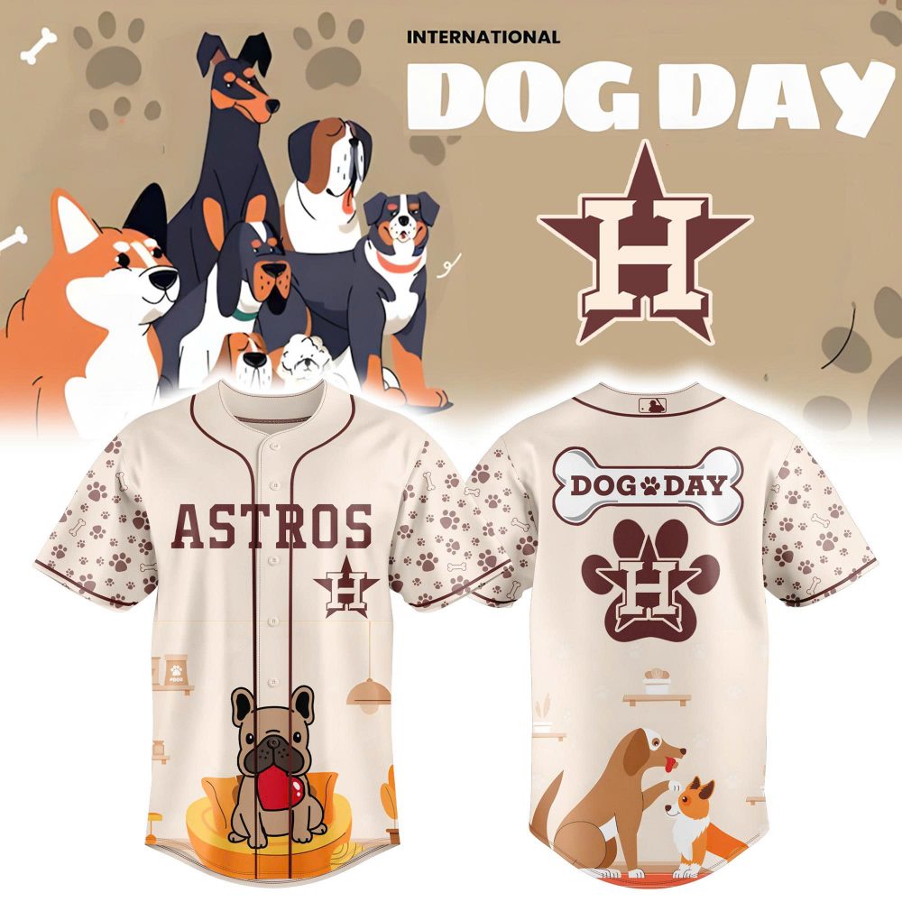 Houston Astros x International Dog Day 2025 Limited Baseball Jersey