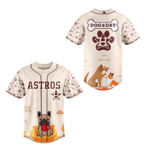 Houston Astros x International Dog Day 2025 Limited Baseball Jersey