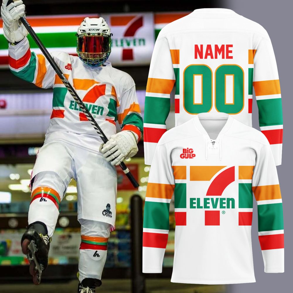 7-Eleven x Big Gulp New 2025 Limited Hockey Jersey