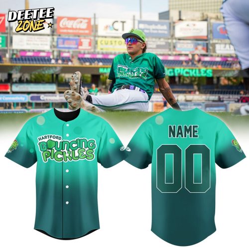 2025 Hartford Yard Goats Bouncing Pickle Baseball Jersey