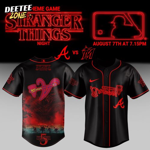 Atlanta Braves x Stranger Things Limited Edition Jersey 2025