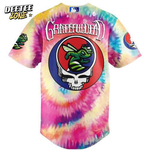 Augusta GreenJackets x Grateful Dead Night Baseball Jersey