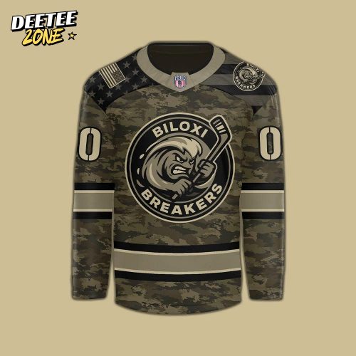 Biloxi Breakers x Military Appreciation Day Night 2025 Hockey Jersey