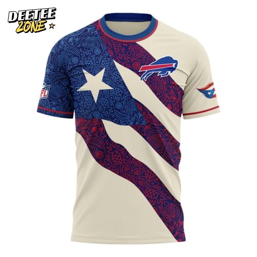 Buffalo Bills 2025 Puerto Rican Heritage Special Shirt