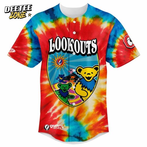 Chattanooga Lookouts 2025 Grateful Dead Night Baseball Jersey