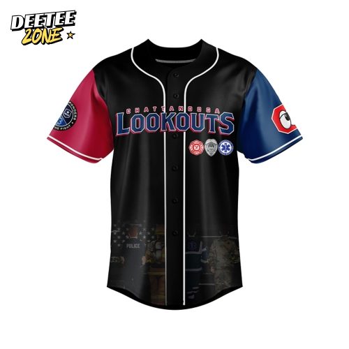 Chattanooga Lookouts First Responders Appreciation Day 2025 Custom Baseball Jersey