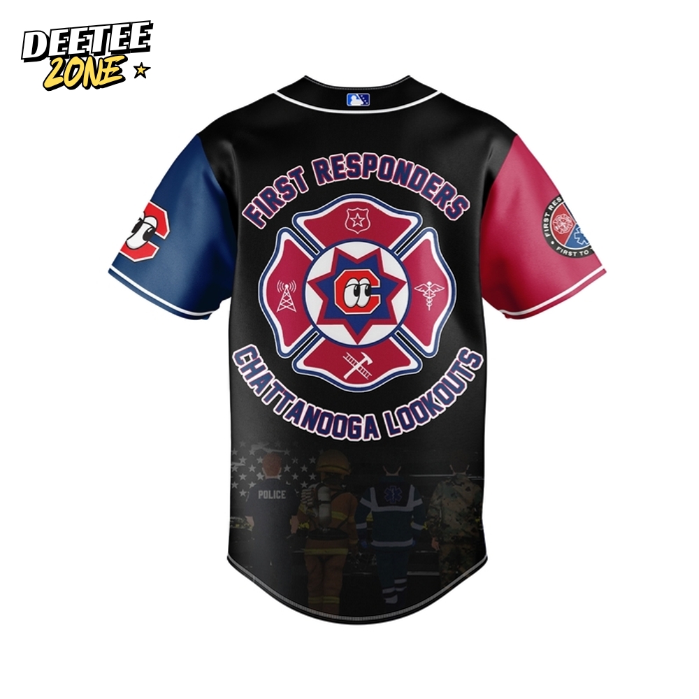 Chattanooga Lookouts First Responders Appreciation Day 2025 Custom Baseball Jersey