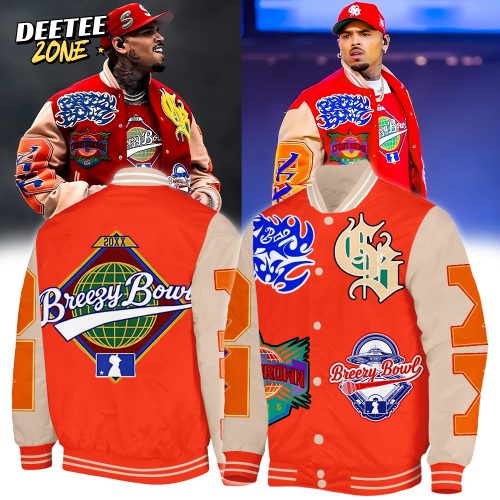 Chris Brown Breezy Bowl XX Tour 2025 Limited Edition Jacket