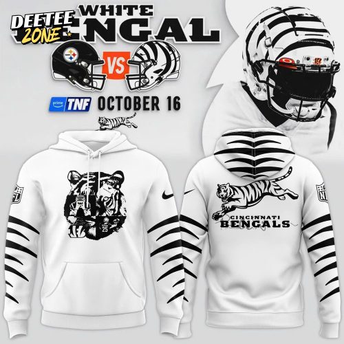 Cincinnati Bengals White New 2025 Special Hoodie
