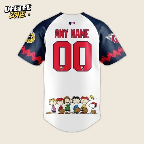 Cleveland Guardians x Peanuts Night Baseball Jersey 2025