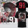 Detroit Red Wings x Sergei Fedorov Signature Red Shirt
