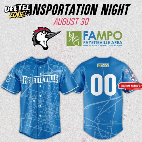 Fayetteville Woodpeckers Transportation Night 2025 Custom Baseball Jersey