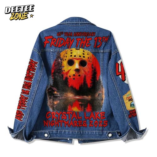 Friday The 13th 45th Anniversary Denim Jacket